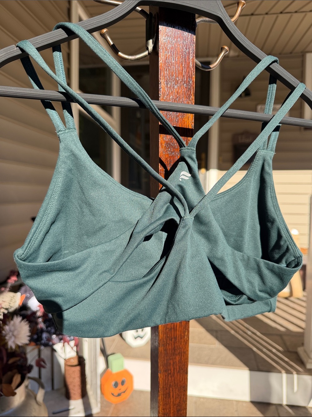 Fabletics Principal Low Impact Bra in Everpine